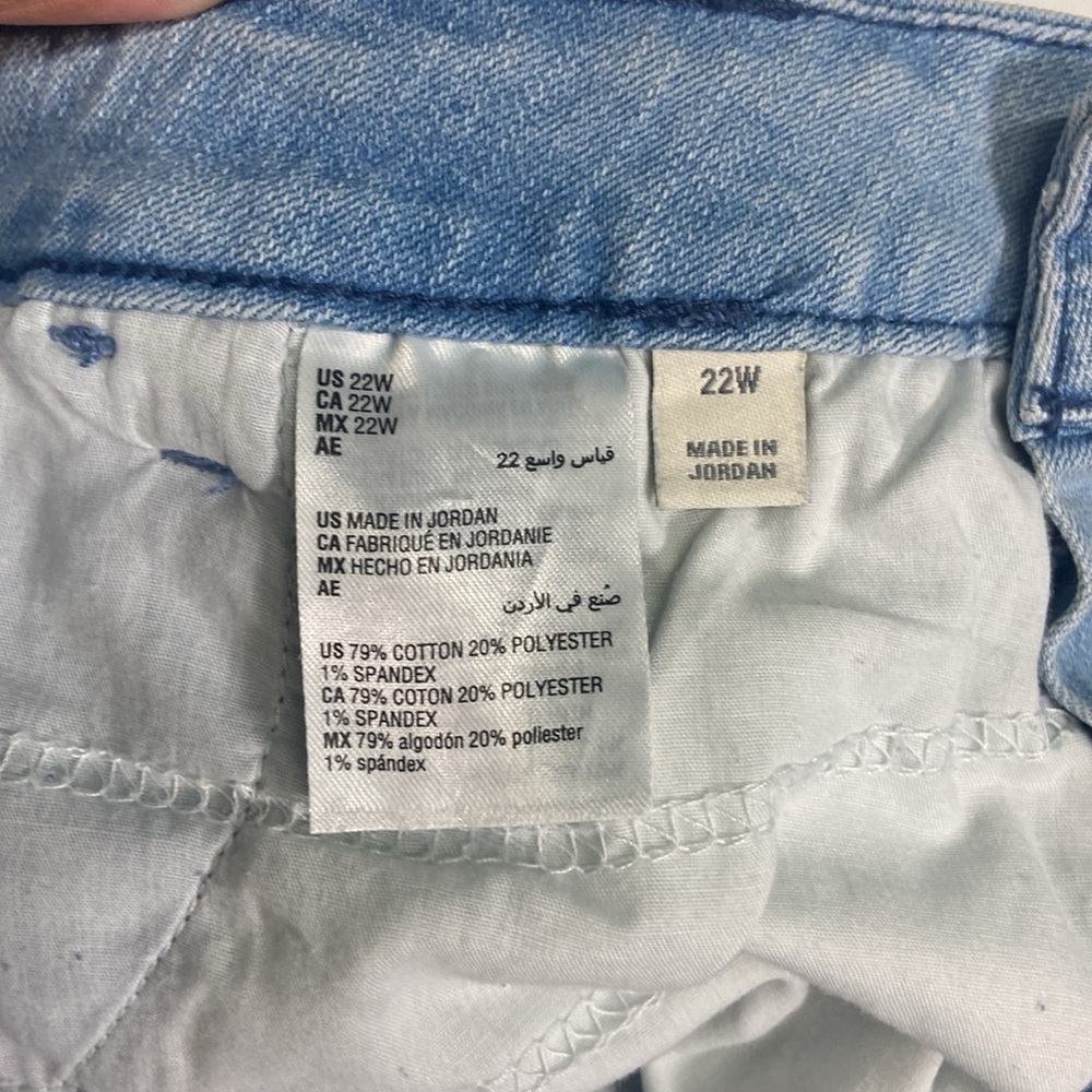 Style & Co Plus Size 22W Slim Leg Jean Mid-Rise - Picture 6 of 8